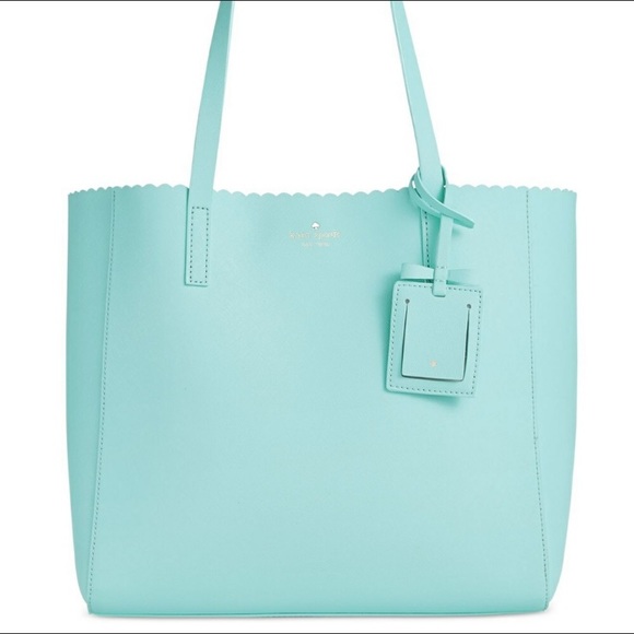 kate spade Handbags - Kate Spade New York Hallie Scalloped Leather Tote NWOT